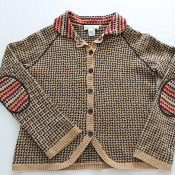 Susan Bristol Sweaters - Susan Bristol houndstooth cardigan